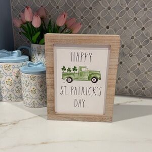 Rae Dunn St. Patrick's Day Wooden Frame Decor